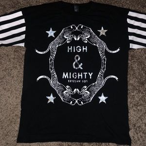 Black & White Stripped Short Sleeve Shirt